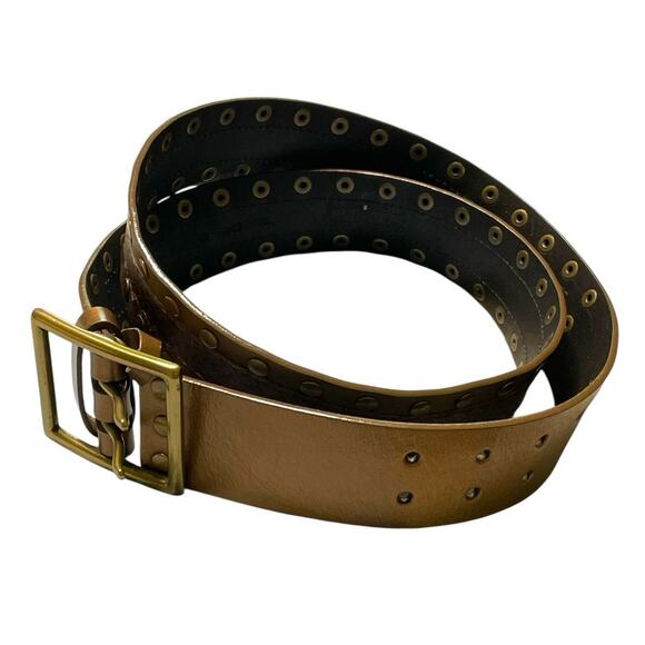 WCM Snake Italian Leather Wide Belt L45.5" W1.75" 38"-42" - Picture 2 of 8
